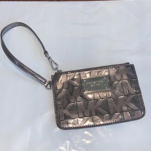 Michael Kors Metallic Wristlet Wallet